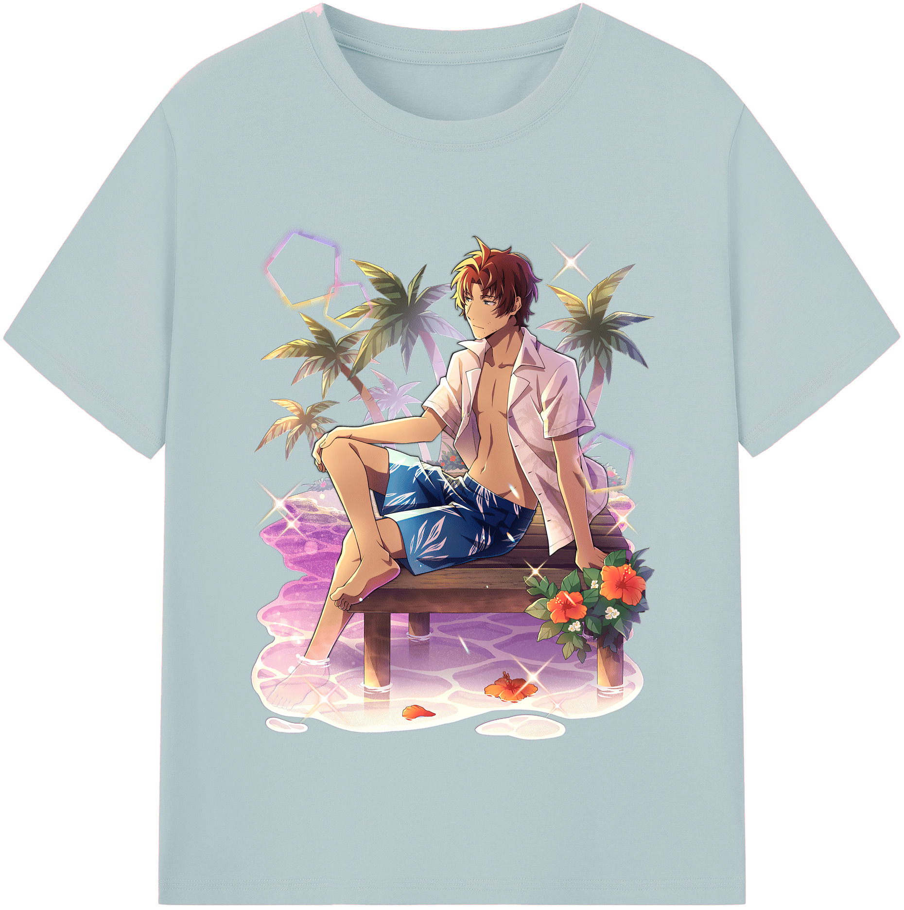 （画像用） 文豪ストレイドッグス Bungo Stray Dogs 綿100％半袖Tシャツ（フロントプリント）